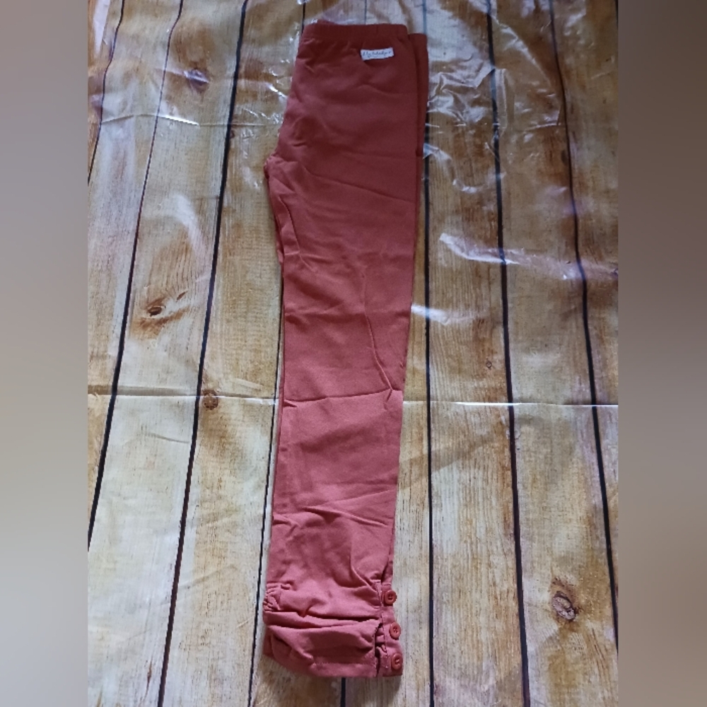 Kids Orange Leggings